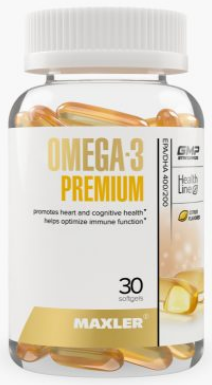 Maxler Omega-3 Premium, 30 капс