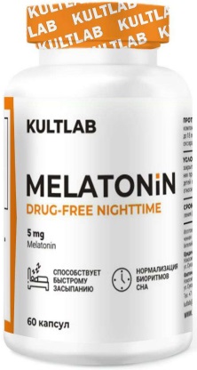 Kultlab Melatonin 5 mg, 60 капс