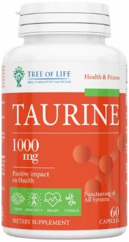 Tree of Life Taurine 500 мг, 60 капс