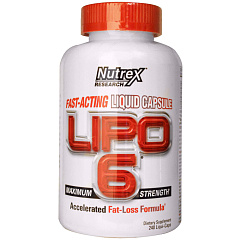 Nutrex Lipo 6, 240 капс