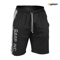 Gasp 220707-986 Logo Jersey Short Шорты, Black/Grey