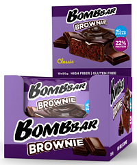 Bombbar Brownie Печенье глазированное, 50 гр