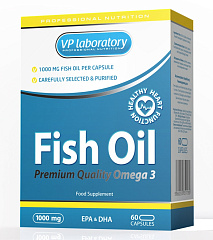 VP Laboratory Fish Oil 1000 мг, 60 капс