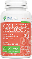 Tree of Life Collagen + Hyaluronic acid 1350 мг, 90 таб