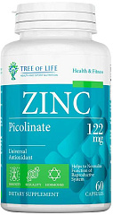 Tree of Life Zinc Picolinate, 60 капс