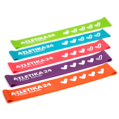 Atletika24 Mini Bands Набор эспандеров 5 шт 25*5 см