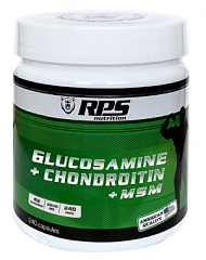 RPS Glucosamine + Chondroitin+MSM, 240 капс