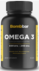 Bombbar Omega-3 жирные кислоты высокой концентрации Экстра, 90 капс