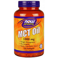 NOW MCT Oil 1000mg, 150 капс