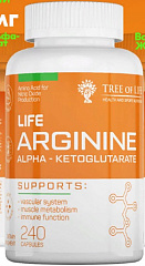 Tree of Life Arginine Alpha-Ketoglutarate, 240 капс