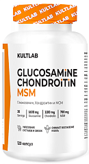 Kultlab Glucosamine, Chondroitin & MSM, 120 капс