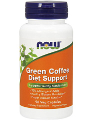 NOW Green Coffee Diet Support, 90 капс