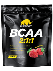 PrimeKraft BCAA 2:1:1 bag, 500 гр
