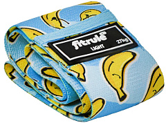 FitRule Фитнес-резинка принтованная тканевая (бананчик, 27 кг)