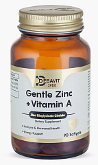 Debavit Gentle Zinc + Vitamin A, 90 капс