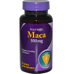 Natrol Maca 500 мг, 60 капс