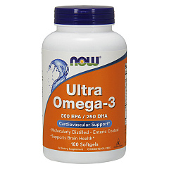 NOW Ultra Omega-3, 180 капс