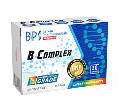 Balkan Pharmaceuticals Vitamin B Complex, 30 капс