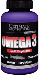 Ultimate Nutrition Omega - 3, 180 капс