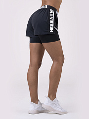 Nebbia 527 Fast&Furious Double Layer shorts, чёрный