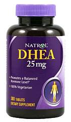 Natrol DHEA 25 mg, 300 таб