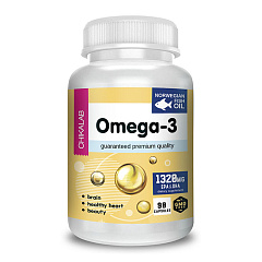 Chikalab Omega-3 высокой концентрации 1320 мг, 90 капс