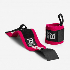 Better bodies 130321-466 Womens Wrist Wraps, Hot Pink/White