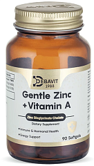 Debavit Gentle Zinc + Vitamin A, 90 капс