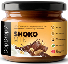 DopDrops Shoko Milk Peanut Butter, 250 гр