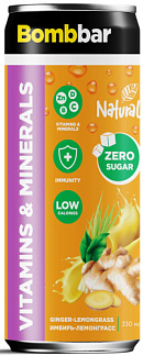 Bombbar Лимонад витаминизированный, 330 мл