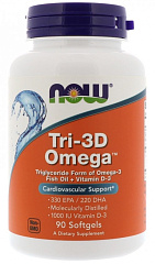 NOW Tri-3D Omega, 90 капс