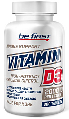 Be First Vitamin D3 2000 ME, 300 таб