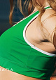 Iron Mafia Green Спортивный топ, зеленый