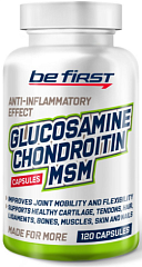 Be First Glucosamine + Chondroitin + MSM, 120 капс