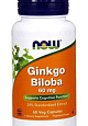 NOW Ginkgo Biloba 60 mg, 60 капс