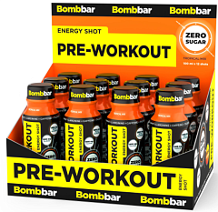 Bombbar Pre-Workout Напиток безалкогольный тонизирующий, 100 мл