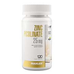 Maxler Zinc Picolinate 25 мг, 120 капс