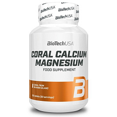 BioTech Coral Calcium+Magnesium, 100 таб