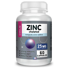 Chikalab Zinc Chelated 25 мг, 60 капс