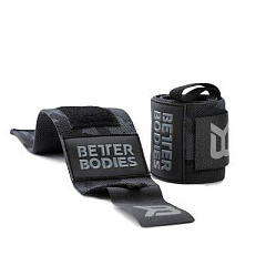 Better bodies 130390-918 Camo Wrist Wraps, Dark Grey Camo