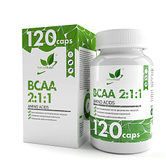 NaturalSupp BCAA 2:1:1, 120 капс